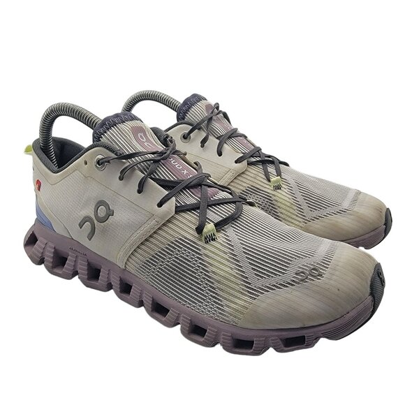 On Running Cloud X 3 Shift Womens 7.5 White Heron Athletic Shoes Lightweight - Picture 1 of 14